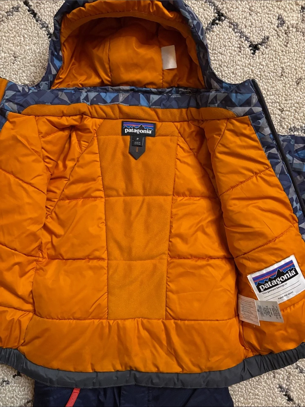 Patagonia Kids Snow Jacket and Bib Set (3t)